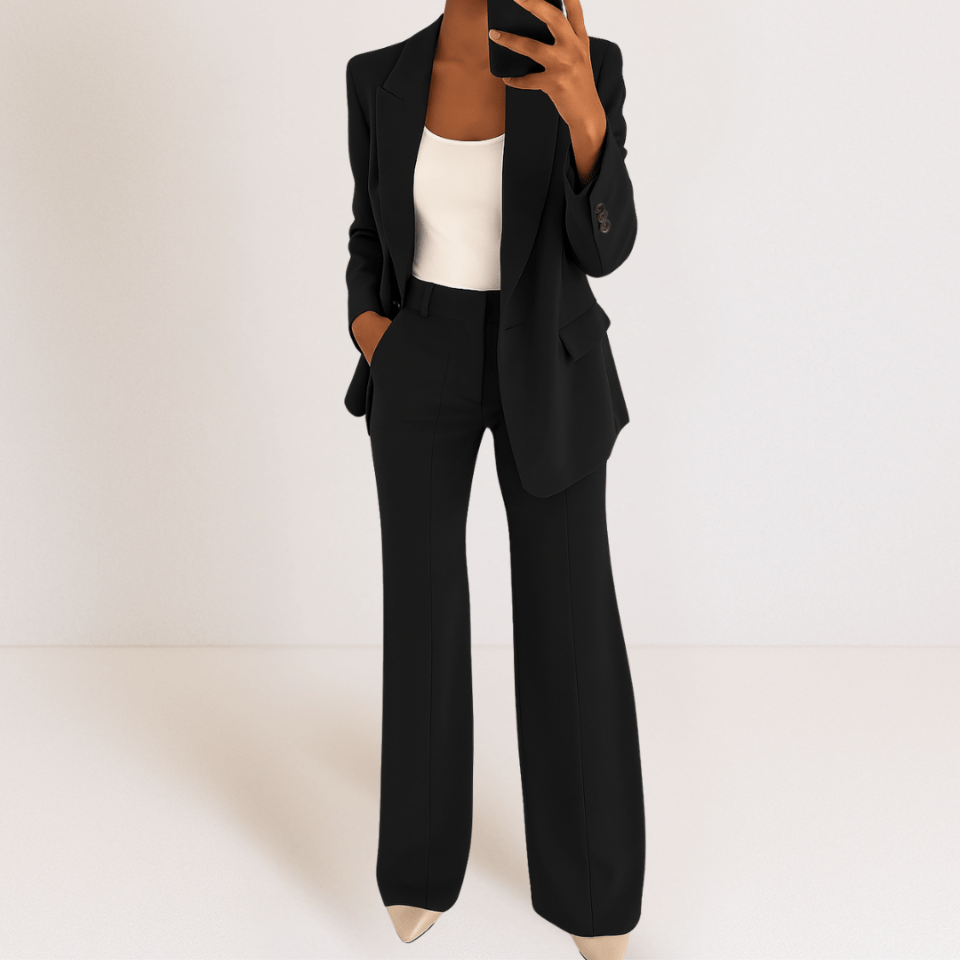 Leonia | Dopasowany zestaw marynarki i spodni - Kup online w Loafis