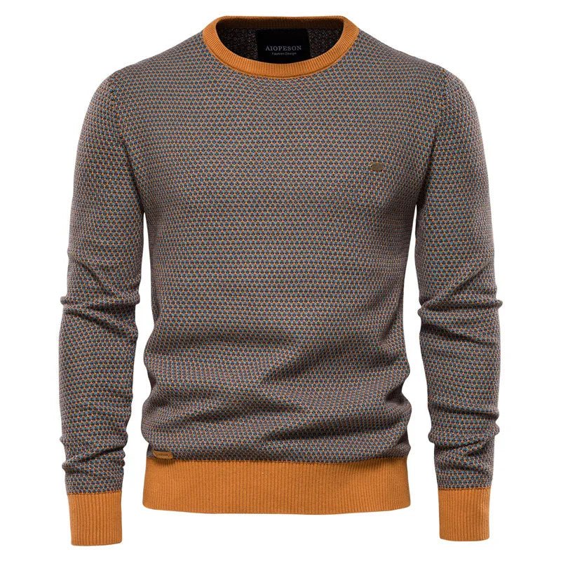 Levi | Sweater with Checkered Pattern - Kup online w Zorah
