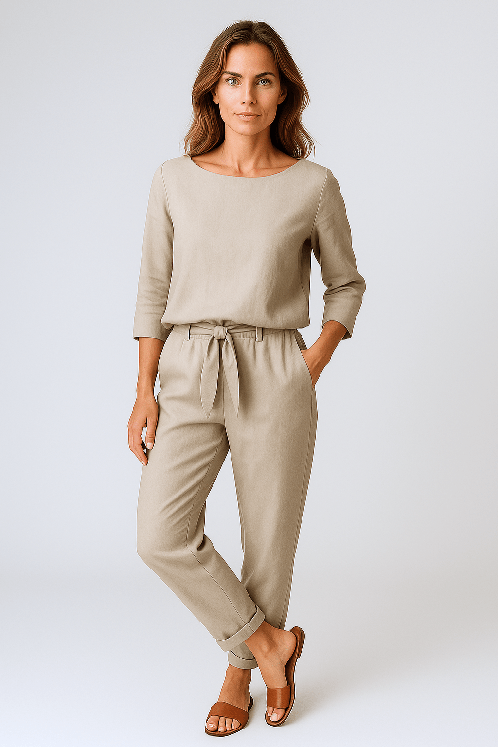 Linnea™ | Elegancki dwuczęściowy zestaw - Kup online w Loafis