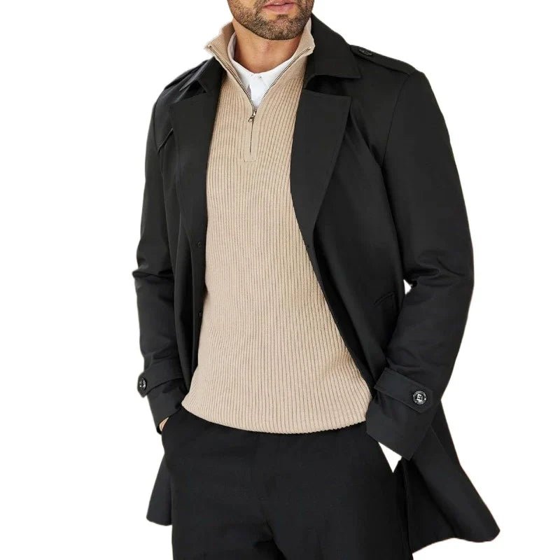 Luca | Ribbed Half - Zip Sweater - Kup online w Zorah
