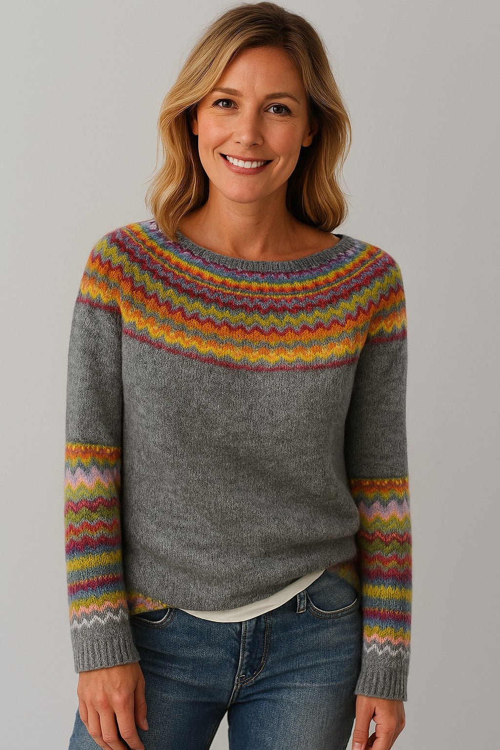 Lucie | Retro sweter zimowy - Kup online w Loafis