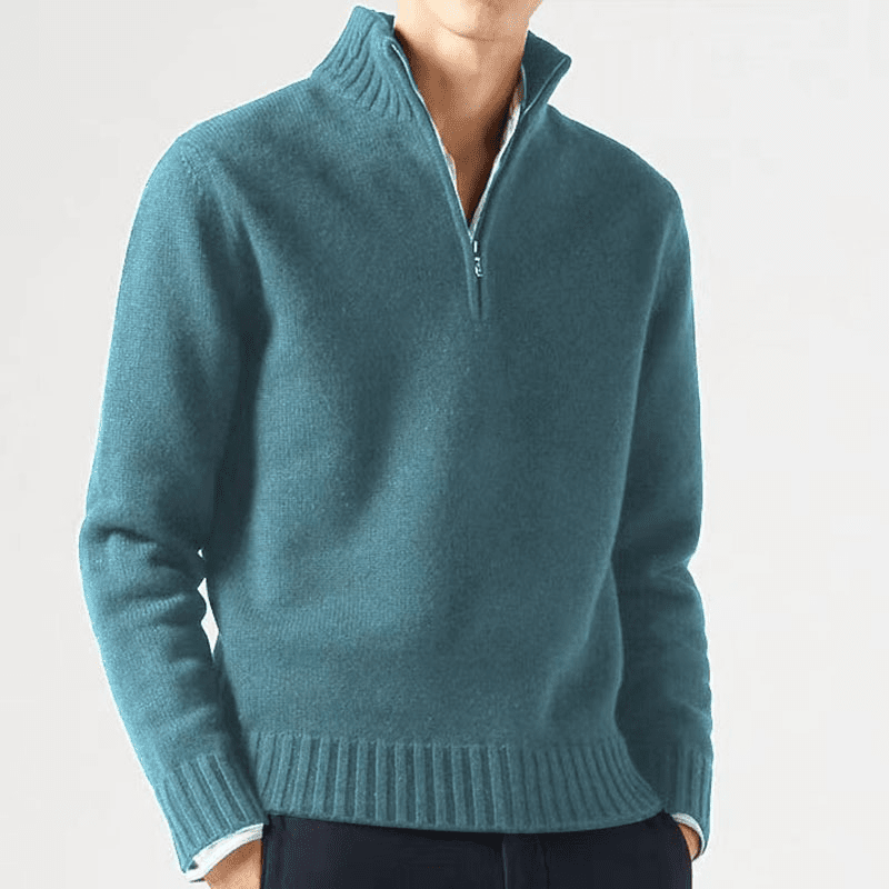 Miles | Luxe Half - Zip Sweater - Kup online w Zorah