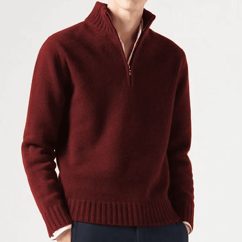 Miles | Luxe Half - Zip Sweater - Kup online w Zorah