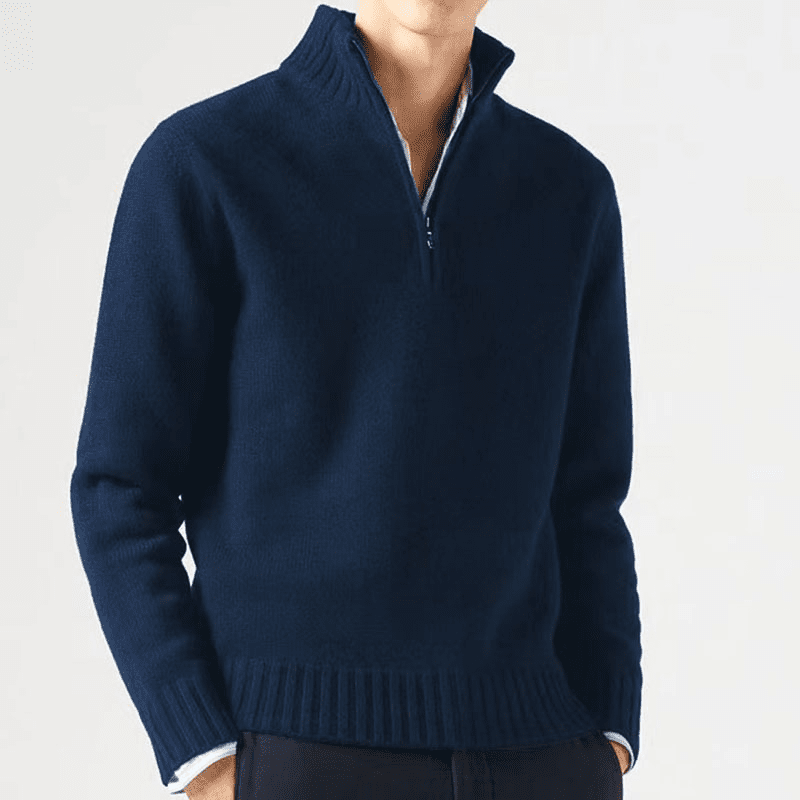 Miles | Luxe Half - Zip Sweater - Kup online w Zorah