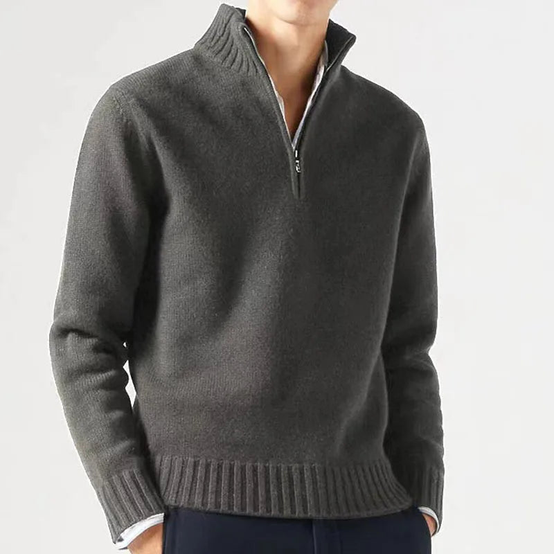 Miles | Luxe Half - Zip Sweater - Kup online w Zorah