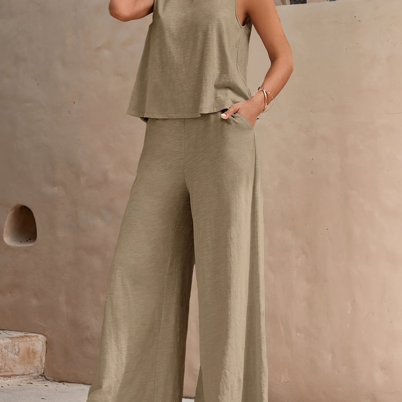 Nina | Lekkie Spodnie i Top - Kup online w Loafis