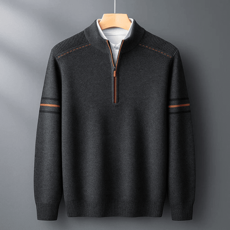 Olivier | Men’s Half Zip Sweater - Kup online w Zorah