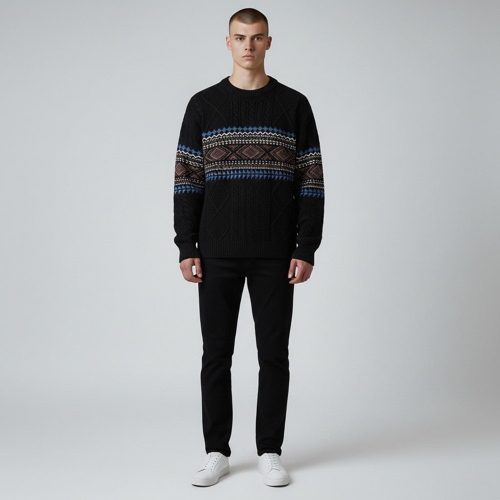 Sebas | Nordic Textured Winter Sweater - Kup online w Zorah