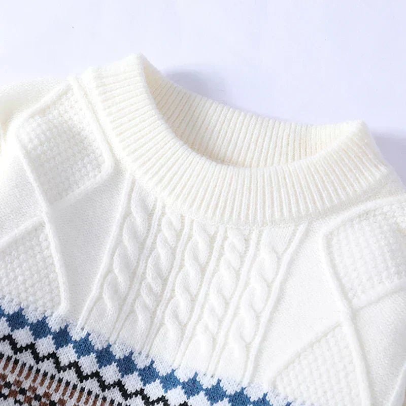 Sebas | Nordic Textured Winter Sweater - Kup online w Zorah