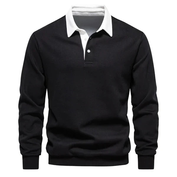 Sem | Long - Sleeve Polo Sweater - Kup online w Zorah