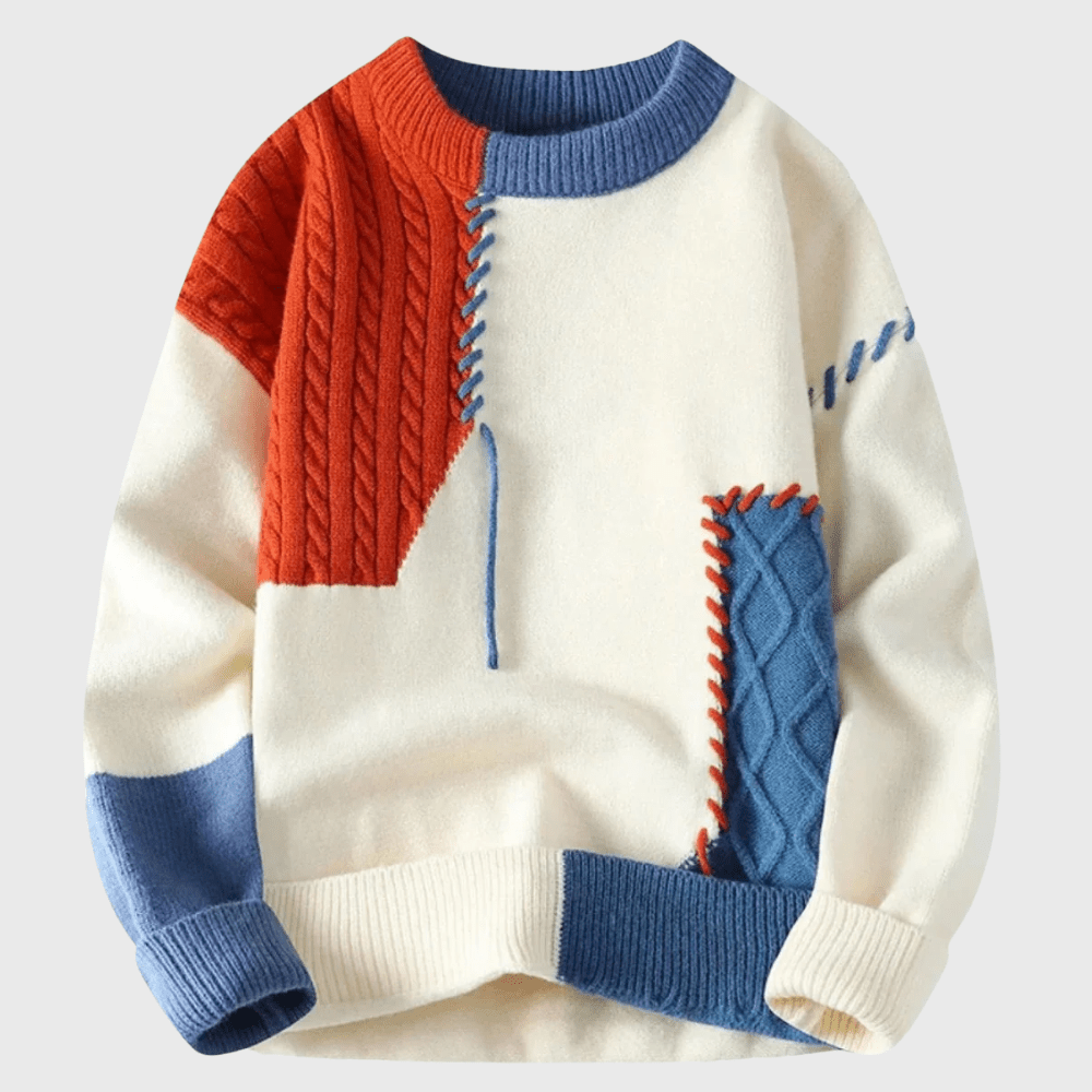 Valdemar | Patchwork Sweater - Kup online w Zorah