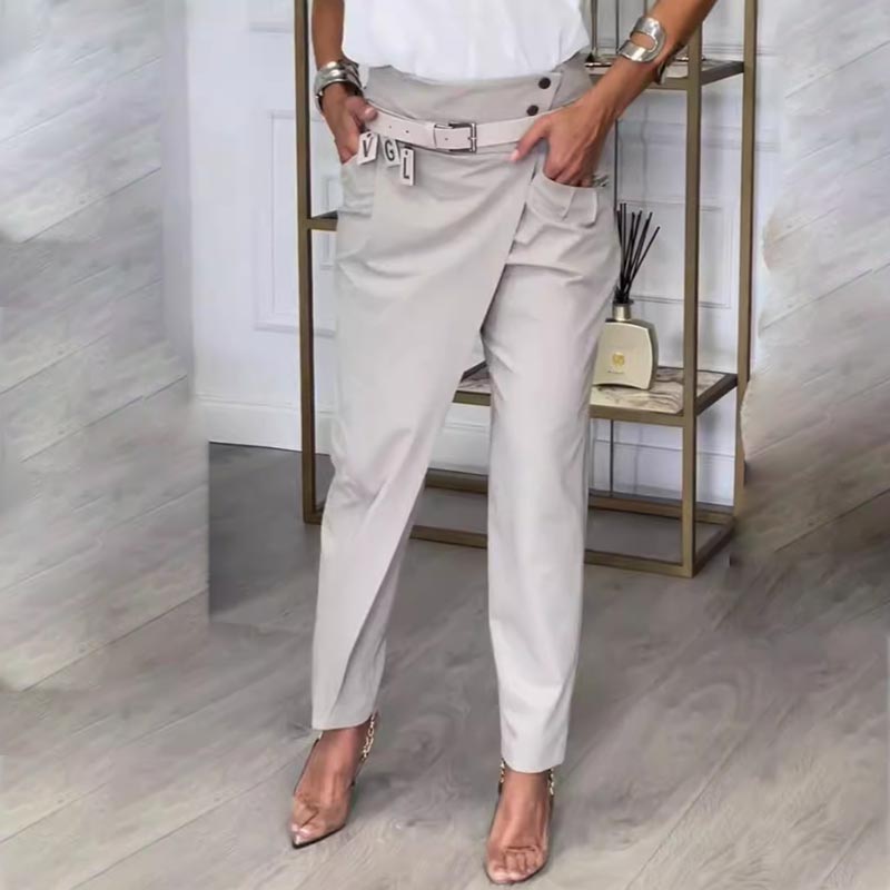 Zofia | Eleganckie Asymetryczne Spodnie - Kup online w Loafis