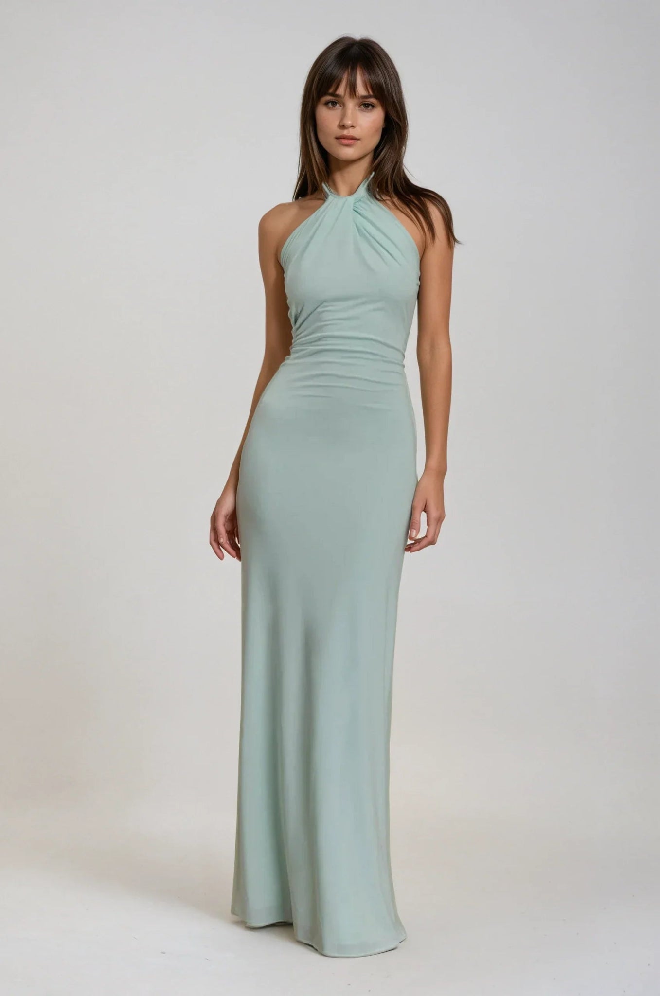 Zuzia | Sukienka Maxi Halter - Kup online w Loafis
